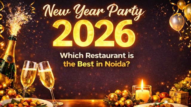 New Year Party 2026 in Noida Best Restaurant with Unlimited Food & Drinks Packages